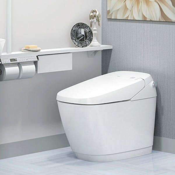 サティスGリトイレ5グレード  標準色（タンクレス・電動お掃除リフトアップ・オート便器洗浄）